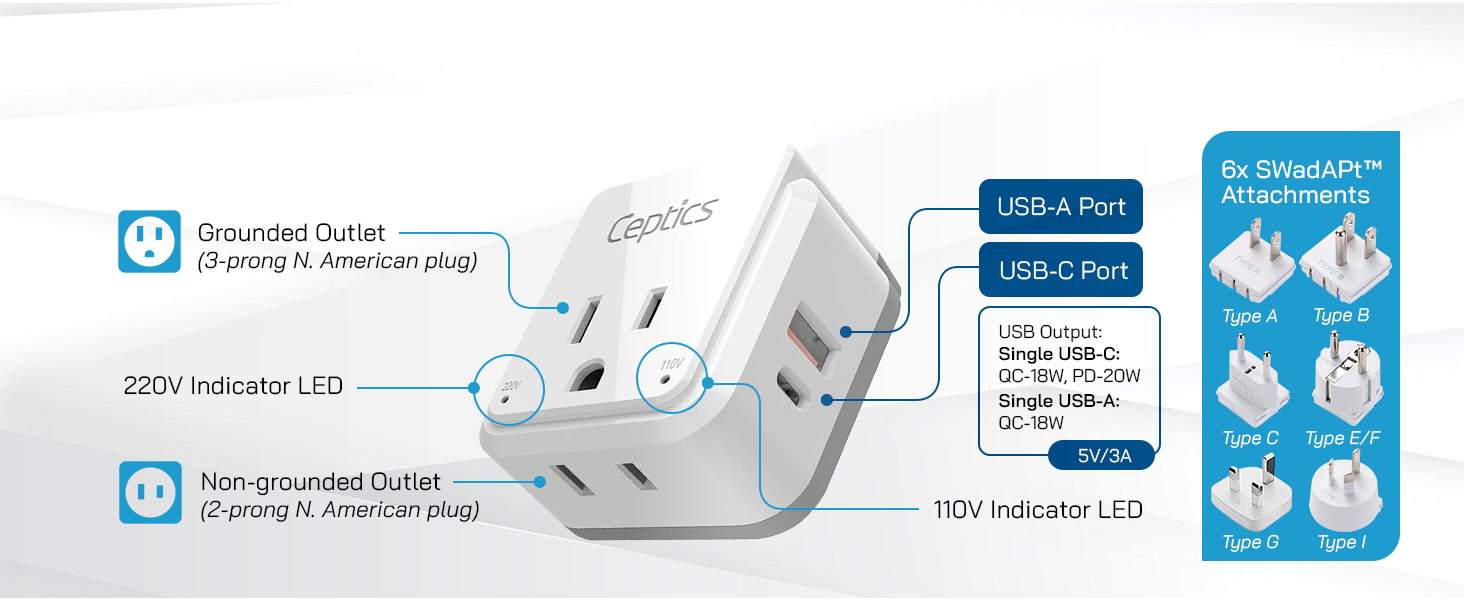 international power plug adapter