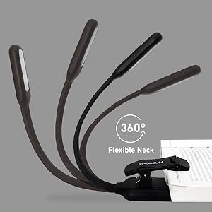 Bend, Twist, Hold The gooseneck stays exactly where you poistion it for hand-free lighting.
