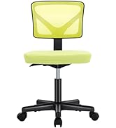 Sweetcrispy Office Computer Desk Chair, Ergonomic Low-Back Mesh Rolling Work Swivel Chairs with W...