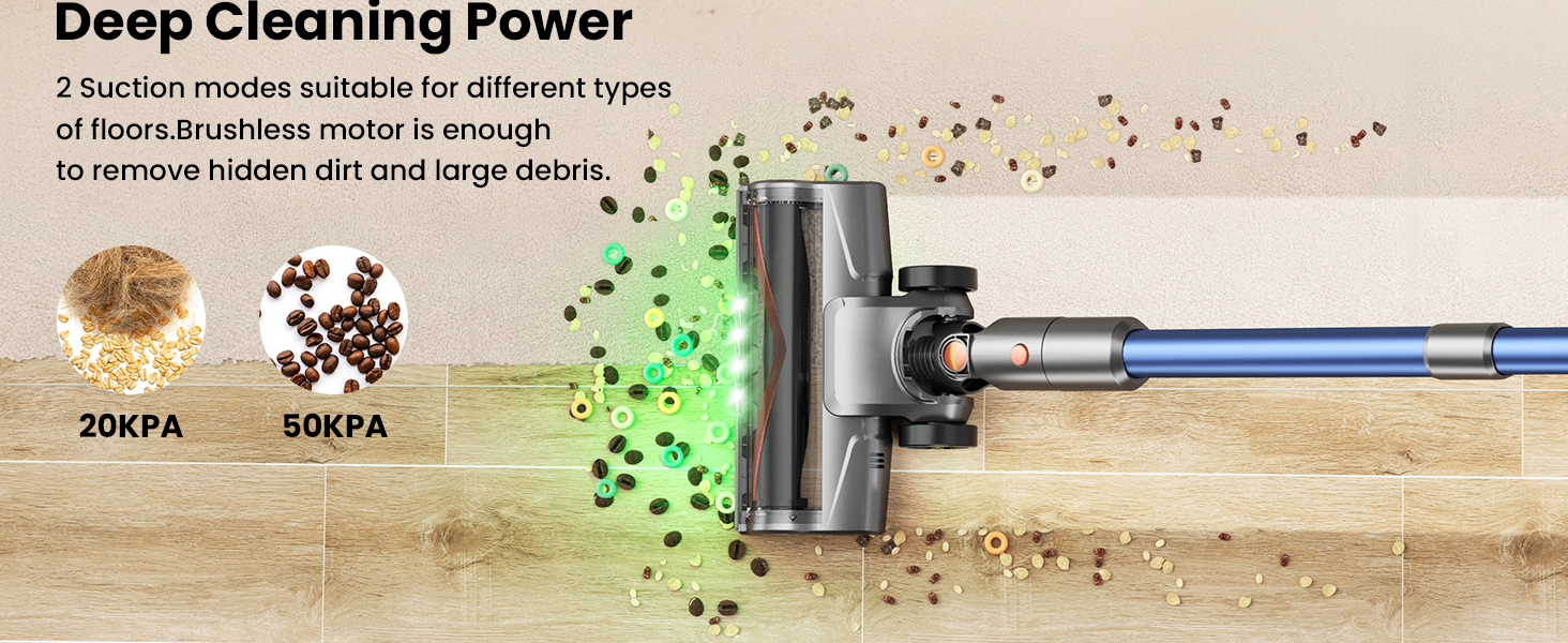 Cordless stick vacuum cleaner