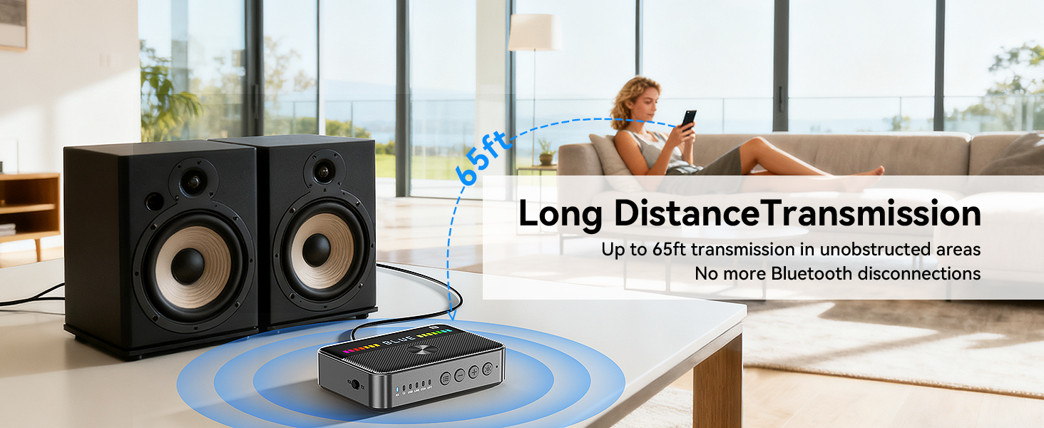 bluetooth audio transmitter;bluetooth receiver for home stereo
