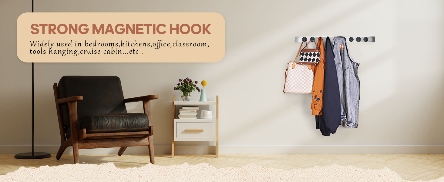 Neosmuk black magnetic hooks