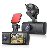 Dual Dash cam Front and Inside,Dash Cam,Dashcam Front Camera 2K/1440P,Interior Car Camera,Dash Ca...