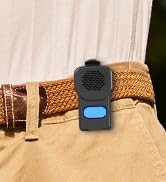 QUEENLINK Wearable Bluetooth Speaker, Clip On Wireless Speaker, IPX7 Waterproof, BT 5.3, Portable...