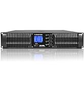 Sound Town High-Power Class-AB 4-Channel PA DJ Power Amplifier 4 x 1800W at 4 ohm, 2U Rack Mounta...