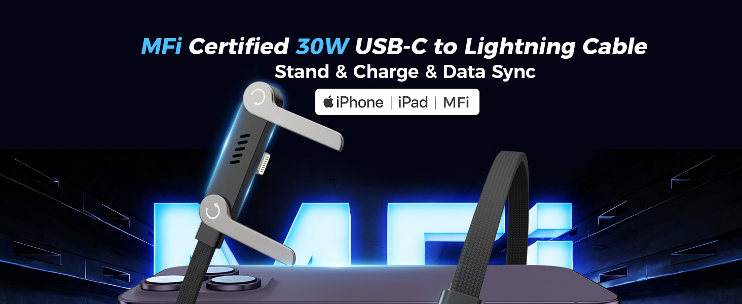 lightning cable stand