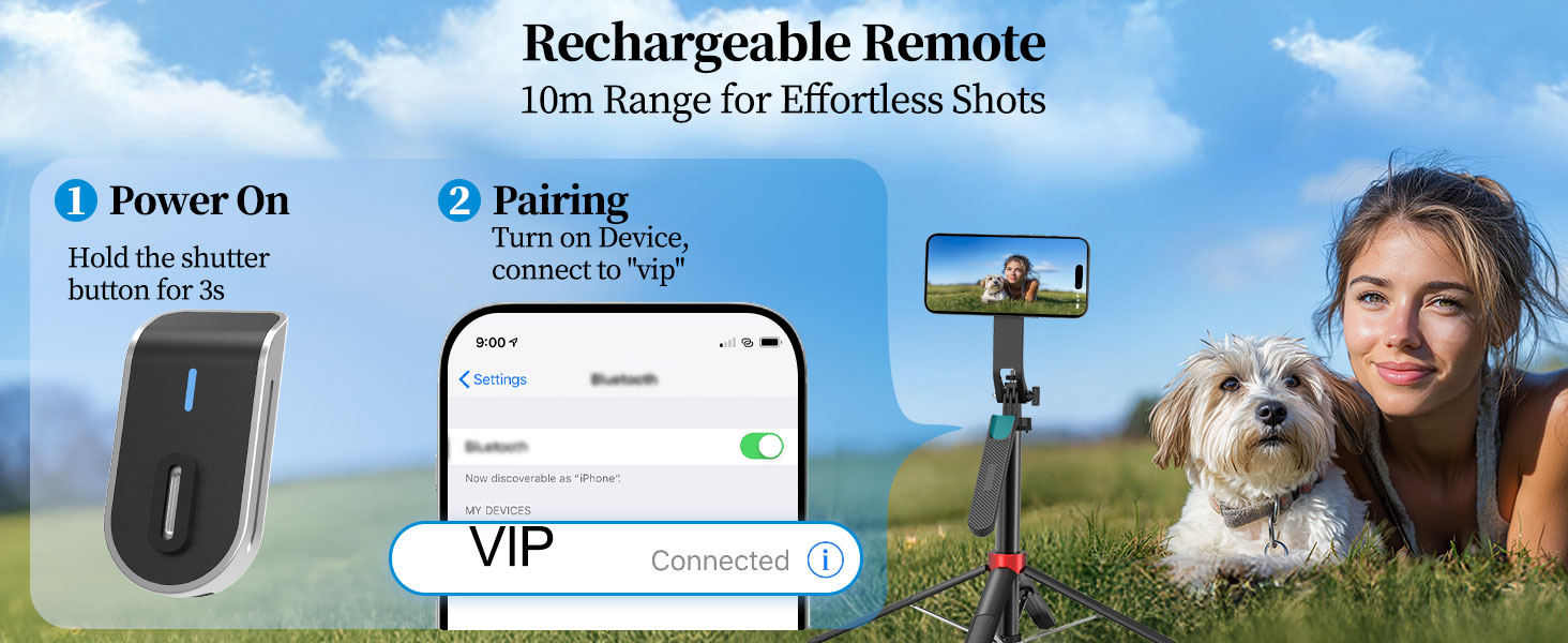 selfie stick tripod with remote