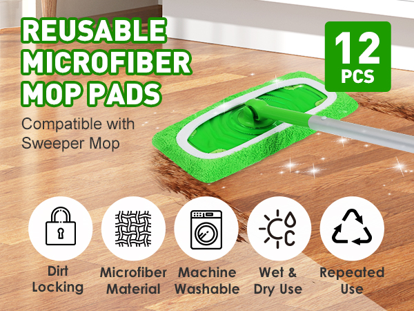 reusable mop pads