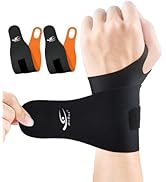 HiRui Ultra-Thin Elastic Wrist Brace Wrist Wraps, Compression Wrist Straps Wrist Support for Carp...