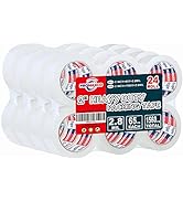 PROMAXCO Heavy Duty Packing Tape 24 Rolls, Total 1560Y, Clear, 2.8 mil, 1.88 inch x 65 Yards, Ult...