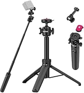 ULANZI MT90 Action Camera Tripod Stand Vlog Handle Grip with Cka Quick Release w Ballhead w Cold ...