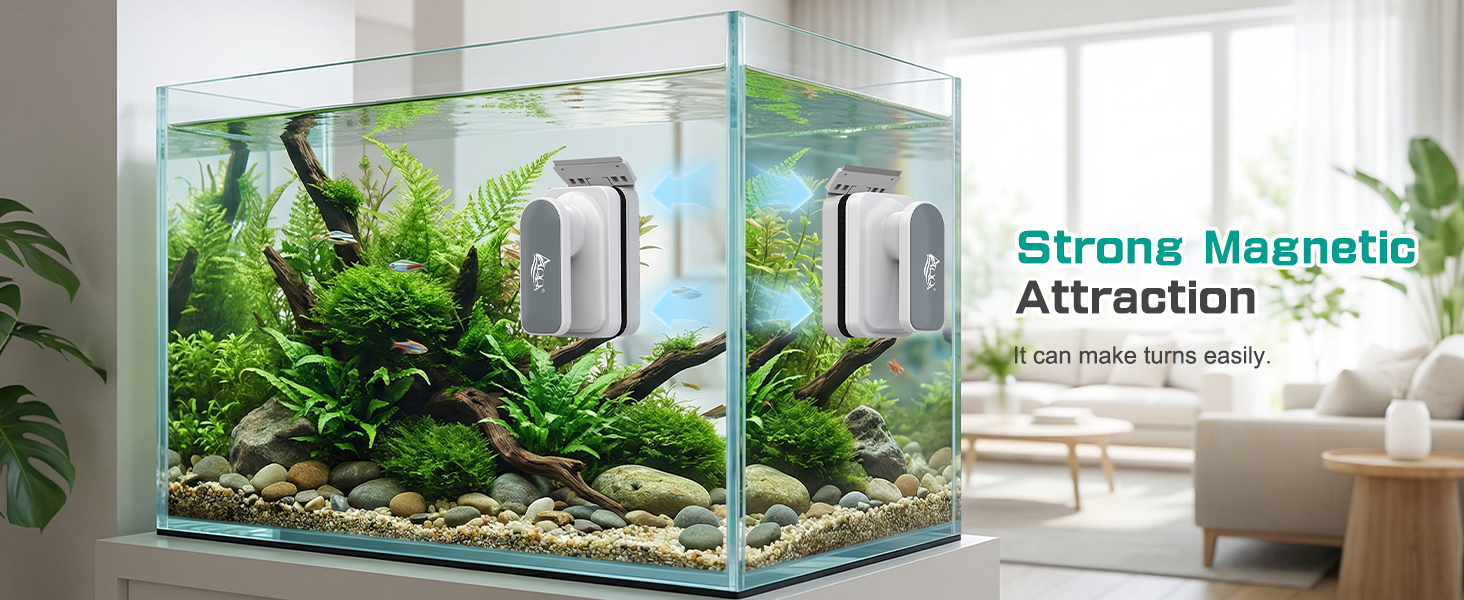 Aquarium Magnetic Fish Tank Glass Cleaner