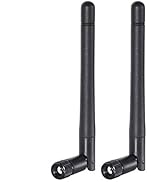 Bingfu Dual Band WiFi 2.4GHz 5GHz 5.8GHz 3dBi MIMO RP-SMA Male Antenna (2-Pack) for WiFi Router W...