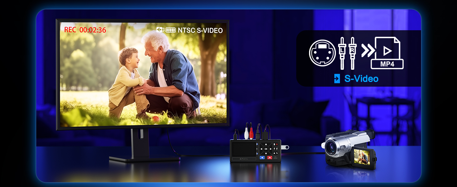 PORTTA VHS to Digital Converter