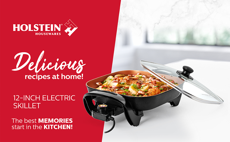 Skillet 12 inch copper black