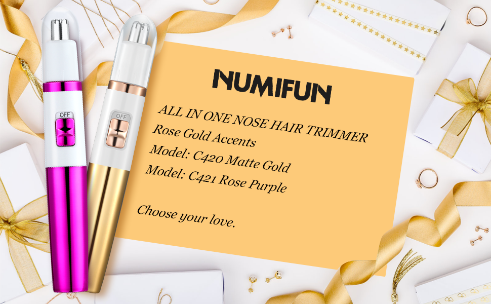 Ear and Nose Hair Trimmer for Women