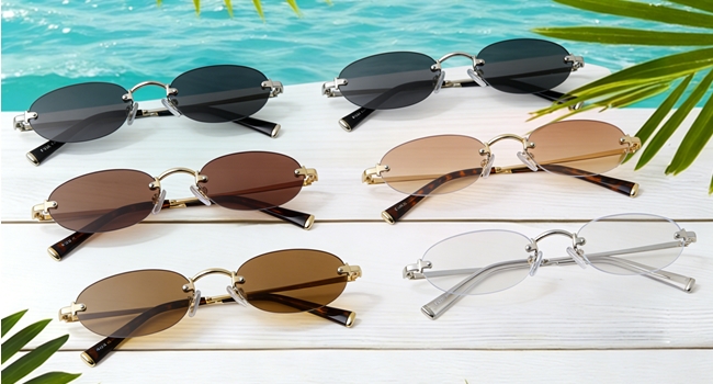 retro trendy oval sunglasses 90s fashion vintage cute chic lightweight glasses summer vacation beach