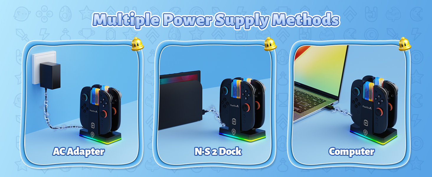 nintendo switch 2 controller charging dock