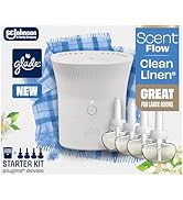 Glade Scent Flow PlugIns Air Freshener, Clean Linen, 1 Device + 4 Refills, 2.61 fl oz