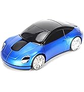 Acogedor Wireless Mouse, 2.4G Mini Car Shaped Photoelectric Mice, Support Smart Power Saving Tech...