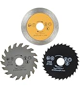 Circular Saw Blade,3pcs 54.8mm 11.1mm/0.43" HSS Mini Wood Circular Saw Blade Cutting Blade HSS Sa...