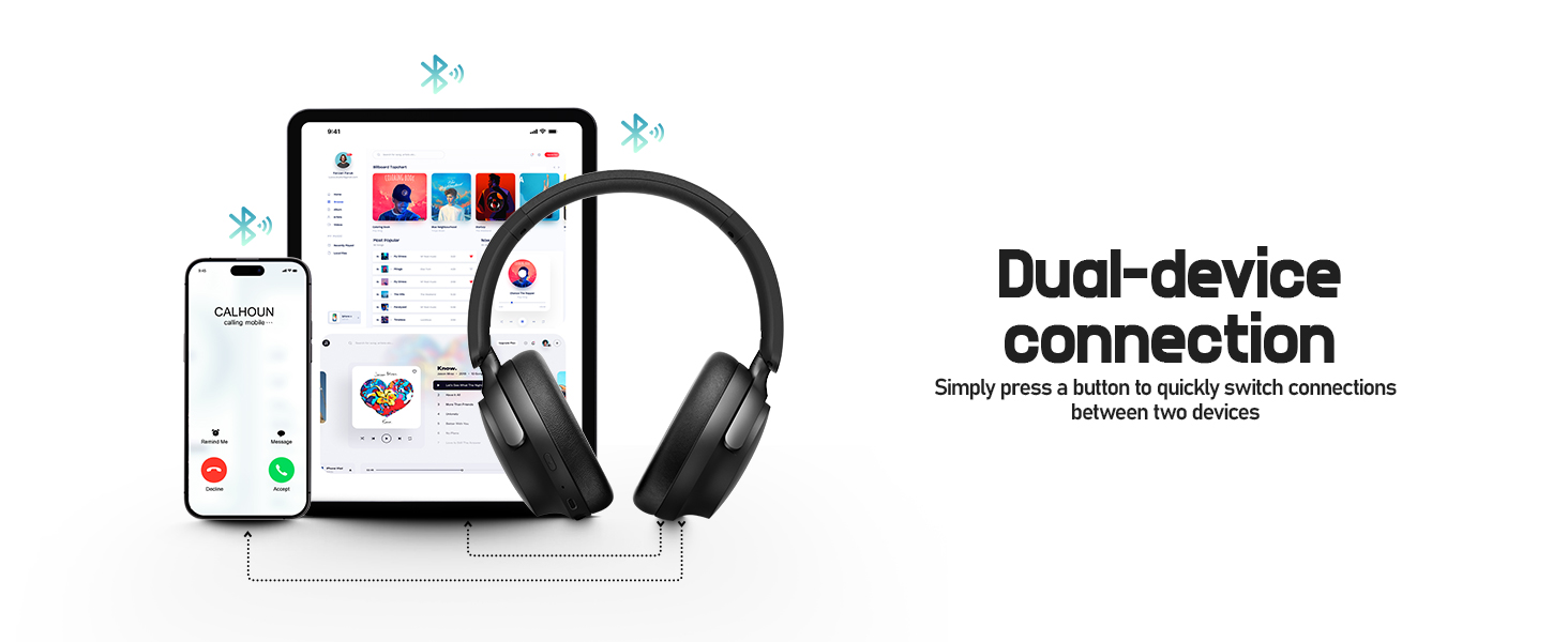 over ear bluetooth headphones