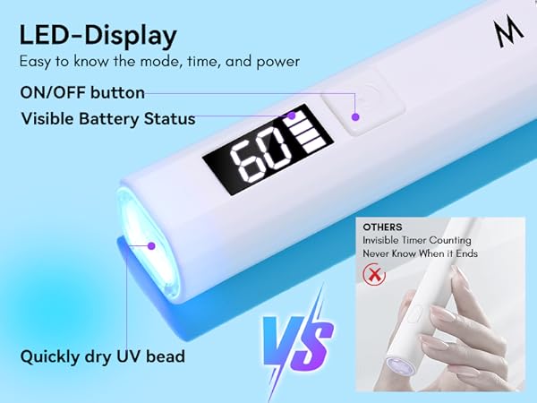 handheld UV Nail lamp for gel nail polish