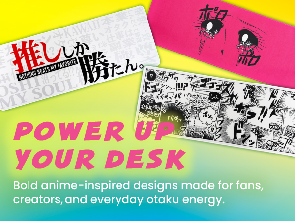 Art meets function! A playful twist that turns your workstpace into a burst of creativity.