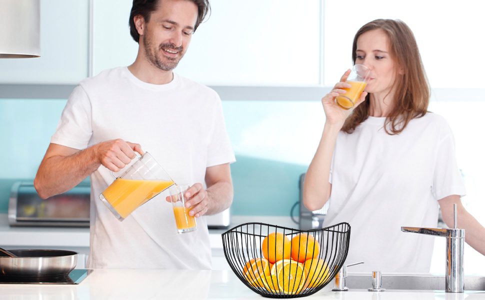 Fruit Bowl Fruit Basket Metal Fruit Display Bowl Fruit Bowls Fruit Holder Countertop Fruit Basket