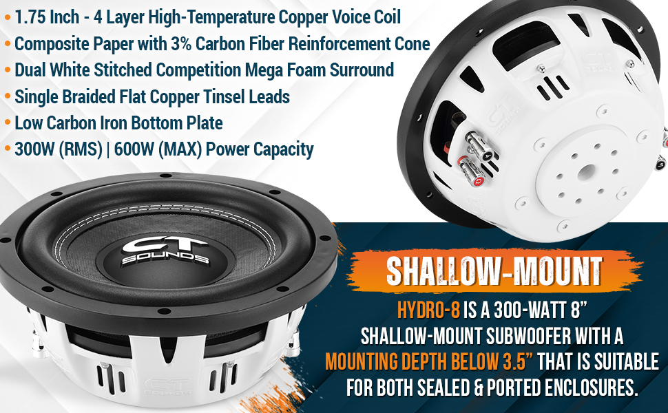 shallow subwoofer