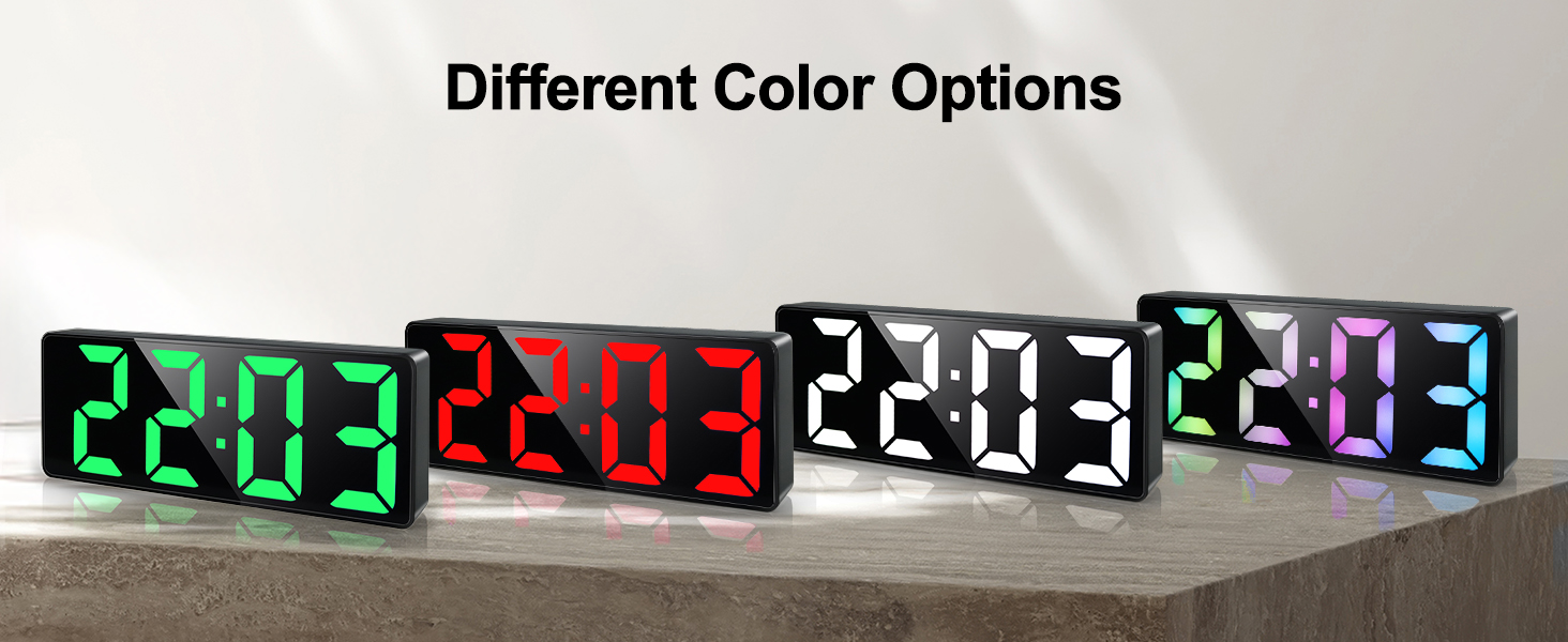 led digital alarm clock