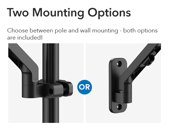 two mounting options