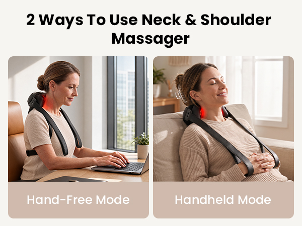 cordless massager for neck and shoulder pain