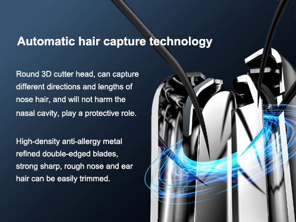 Aiefeya nose and ear hair trimmer for men
