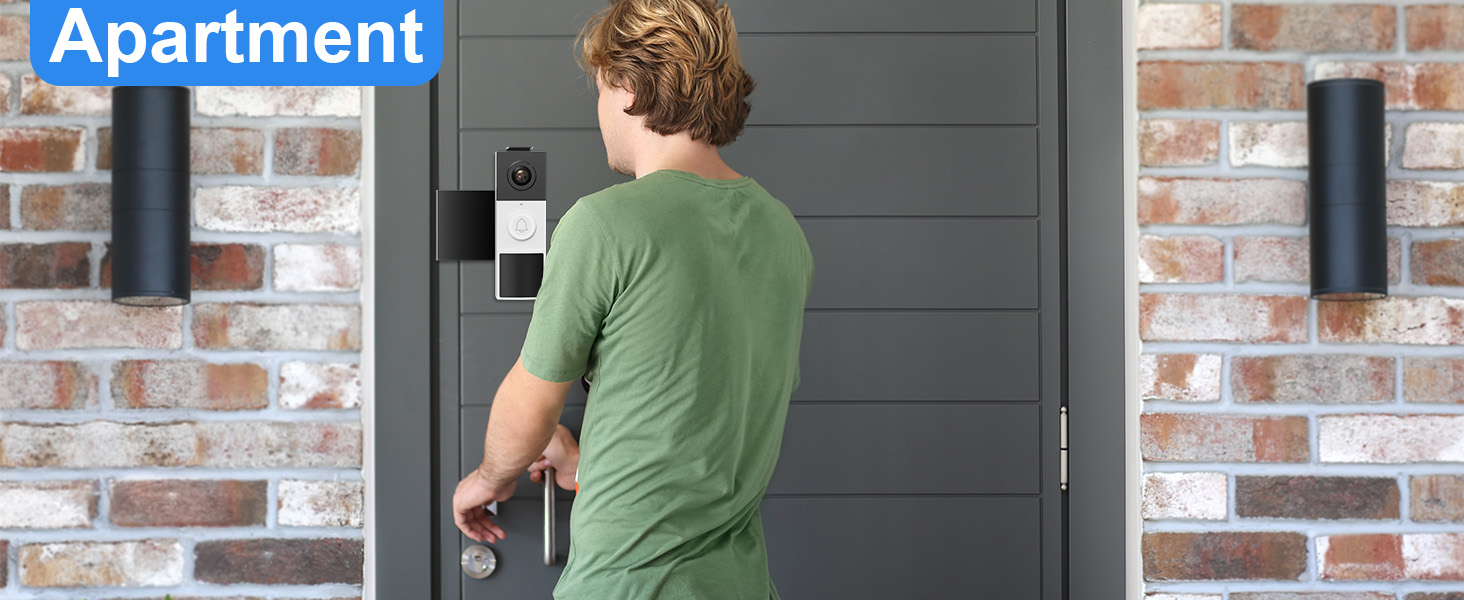 tapo doorbell camera mount anti theft doorbell mount no-drill Adjustable doorbell mounting bracket