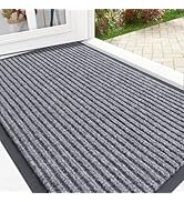 OLANLY Front Door Mat Indoor Outdoor Entrance, Waterproof Heavy Duty Doormat, Fade Resistant, Low...