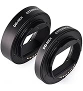 JatureClets Auto Focus Extension Tube Set Compatible with Sony E-Mount Cameras, Macro Photography...