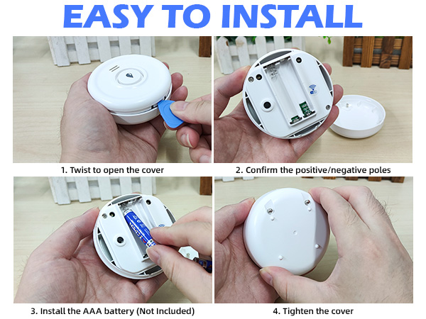 5 Pack Water Leak Detectors for Home