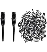 VortecSys 300 Pack 2BA Thread Soft Dart Tips - Premium Plastic Replacement Dart Points, Essential...