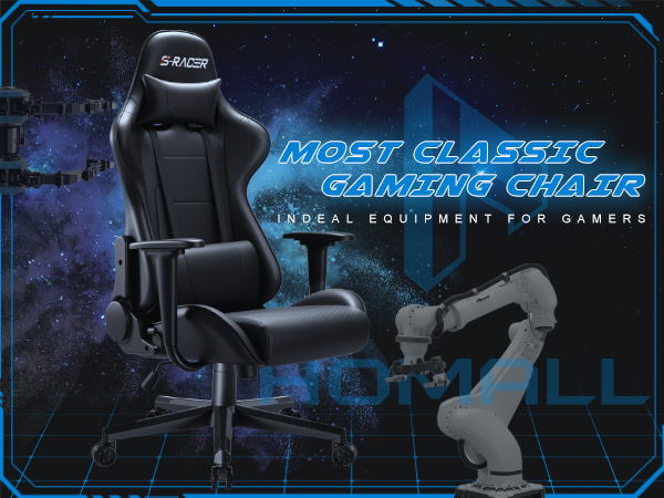 black gaming chair
