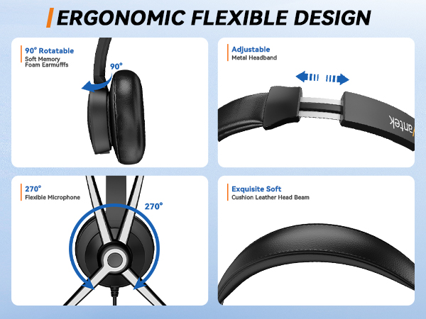  computer headset with microphone