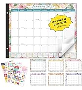 Ospelelf Calendar 2025-2026 Large Desk Calendar 22'' x 17'', Monthly Desktop Calendar, 18 Month F...