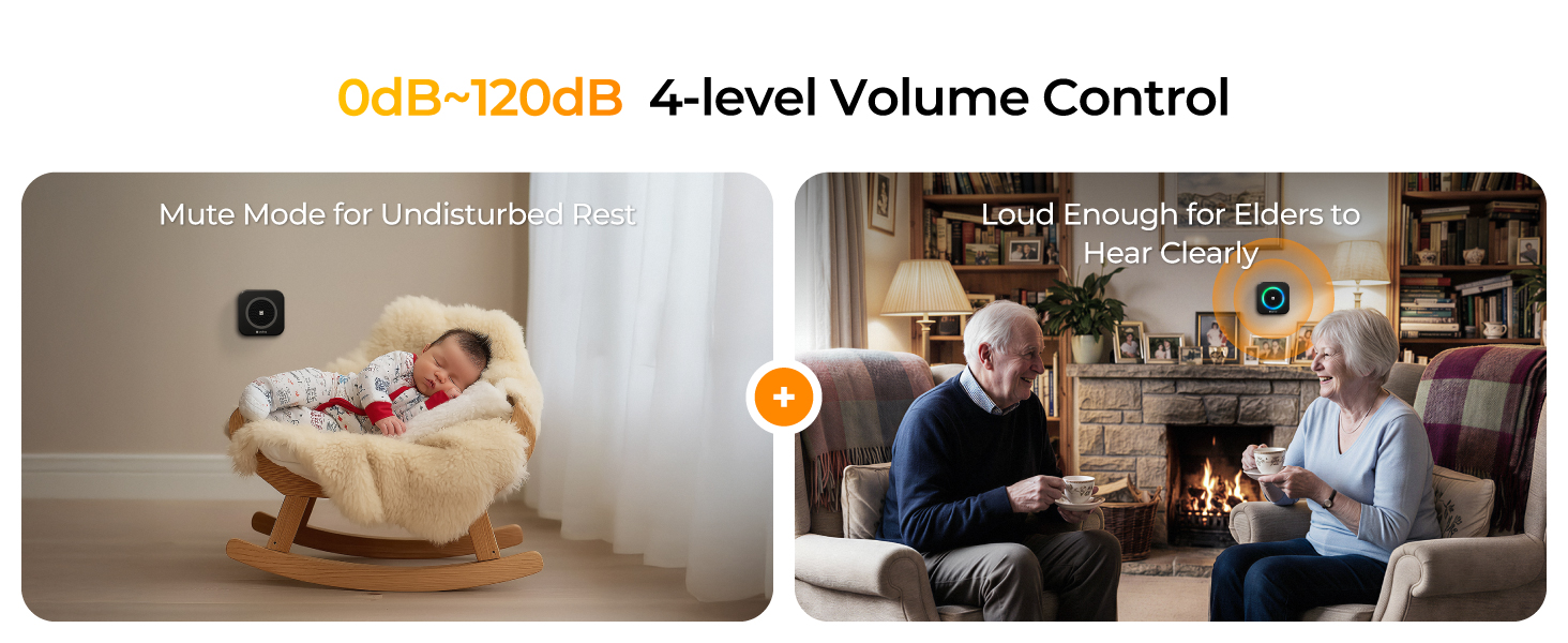 Wirless door bell with Sound Alert