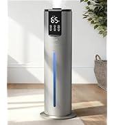 Lacidoll 8L Humidifiers for bedroom, Humidifiers large room up to 500 sq ft, Easy to Clean Humidi...