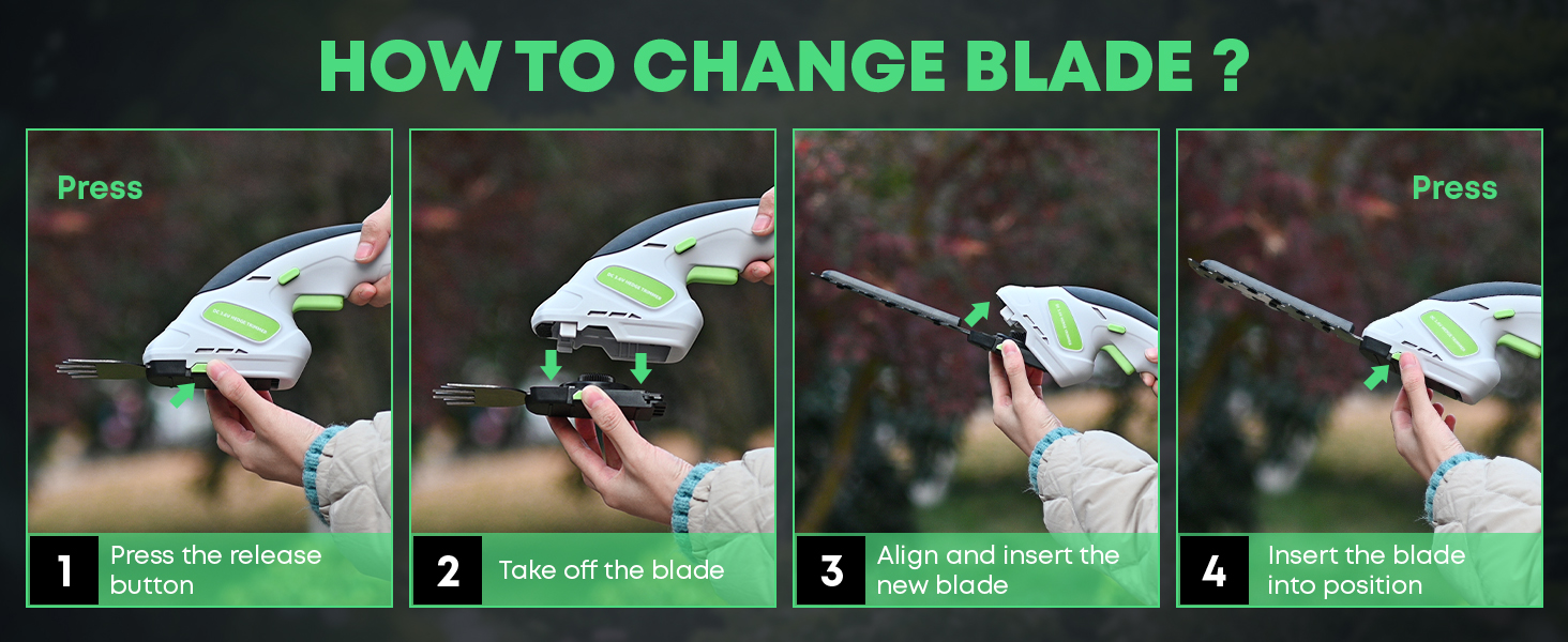 Handheld Hedge Trimme Blade Replacement and Installation Guide