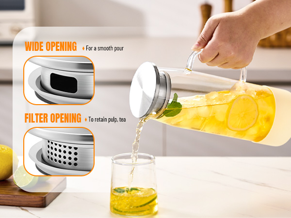 gallon glass pitcher
