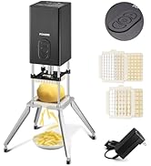 FOHERE Electric French Fry Cutter for Potato,Dicer chopper Removable legs Commercial French Fries...