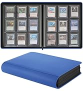 Migitec 9-Pocket Toploader Binder, Holds 360 3" x 4" Rigid Card Holders, Top Loader Collection Di...