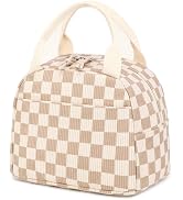 Bluboon Lunch Bag for Women Men Cute Corduroy Lunch Tote Bags Reusable Insulated Lunch Box Large ...