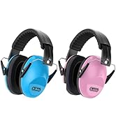 Dr.meter Ear Muffs for Noise Reduction: EM100 27.4SNR Kids Noise Cancelling Headphones with Adjus...